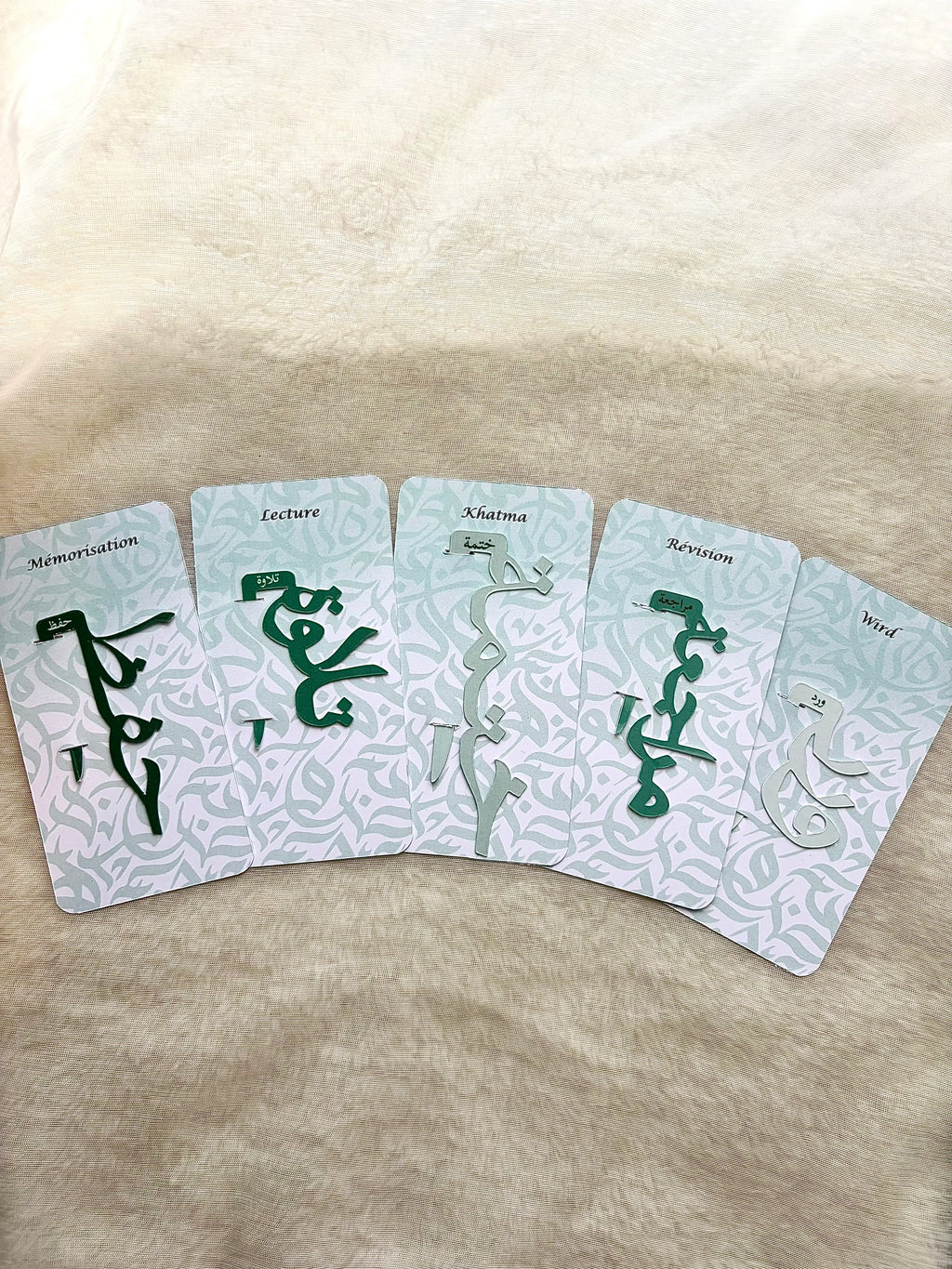 Lot de 5 marque-pages