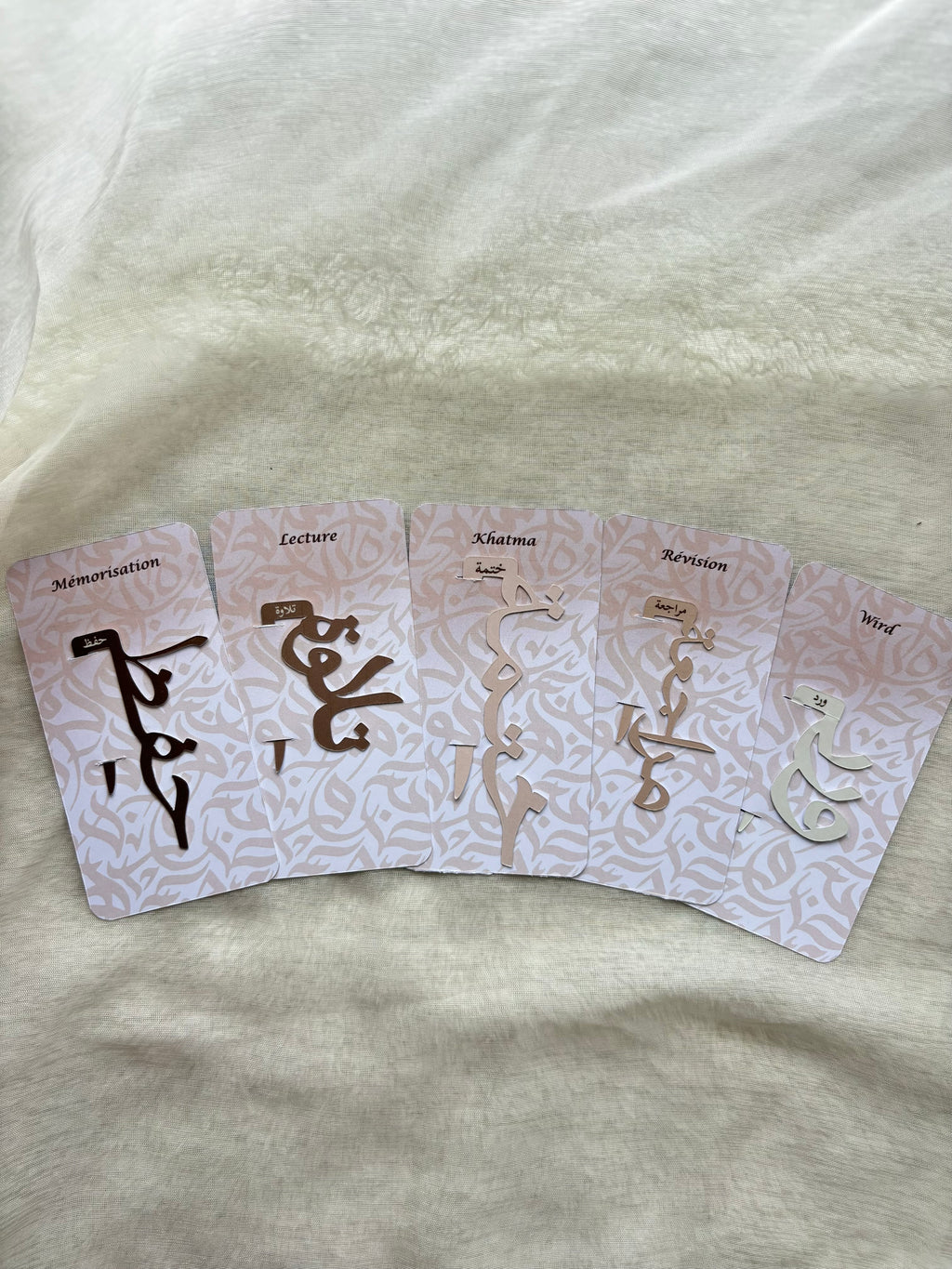 Lot de 5 marque-pages