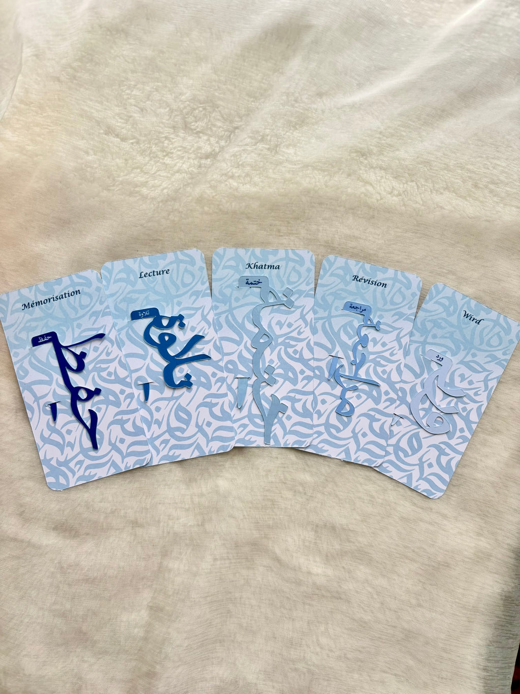 Lot de 5 marque-pages